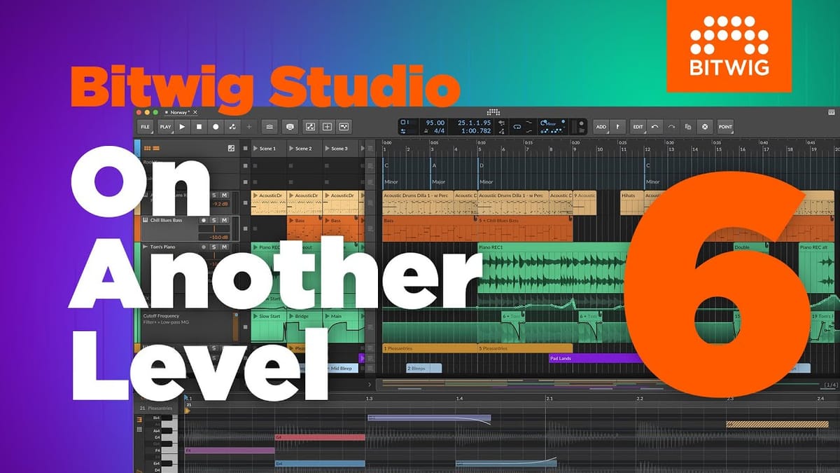 Bitwig Studio 6 Is Here — And It's the Update Your Workflow Has Been Waiting For